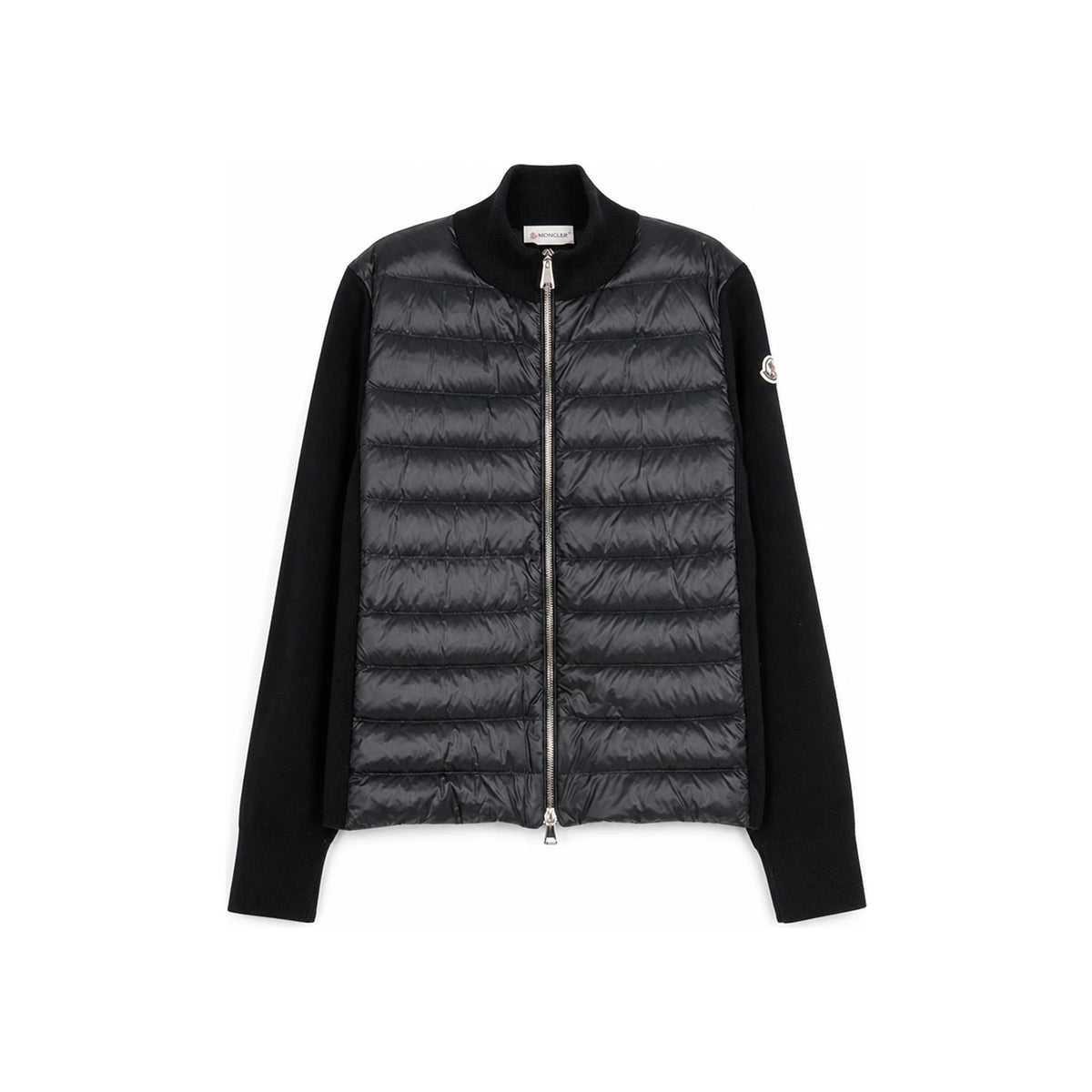 Moncler Tricot Knit Down Padded Cardigan Jacket