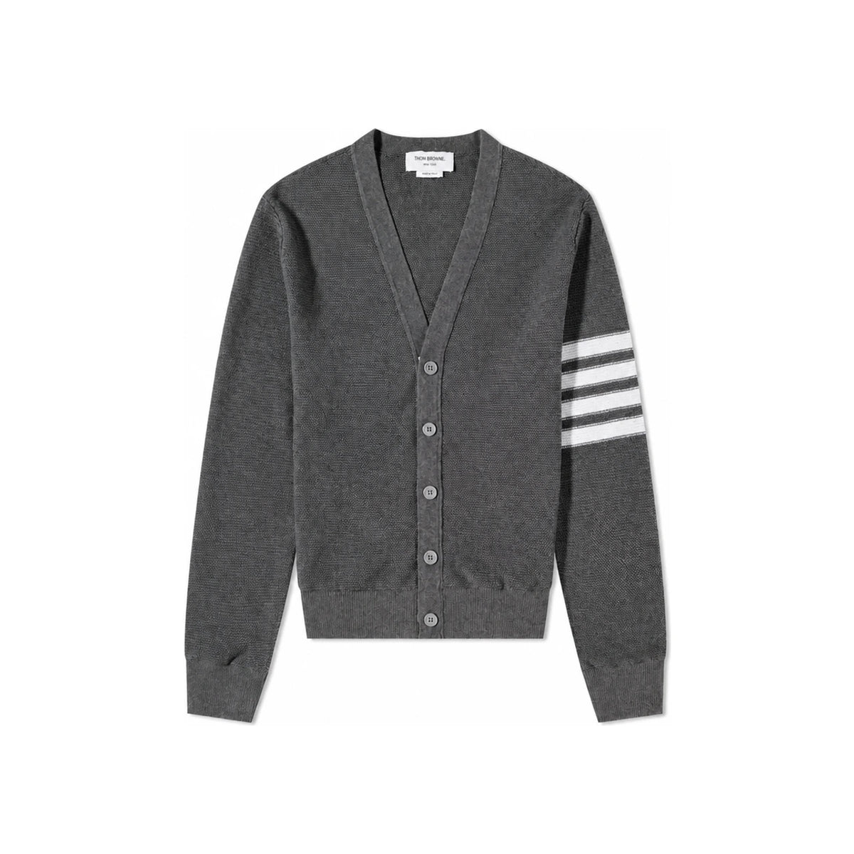 THOM BROWNE Diagonal Rassel Stitch Cardigan Men MJT306A 07897 035