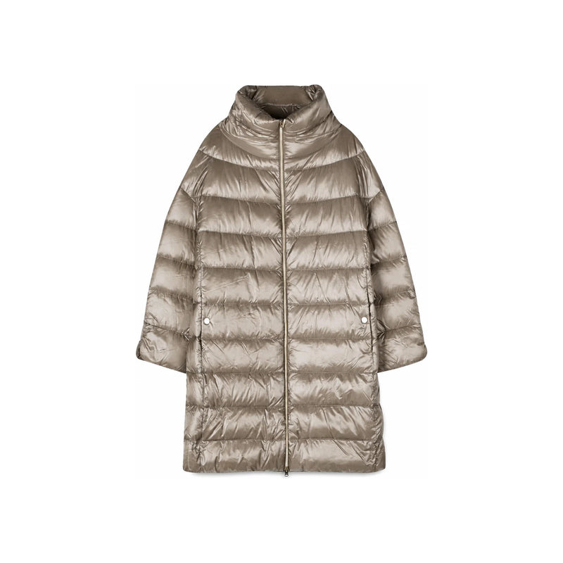 Herno Pearl Gray Matilde Goose Down Jacket