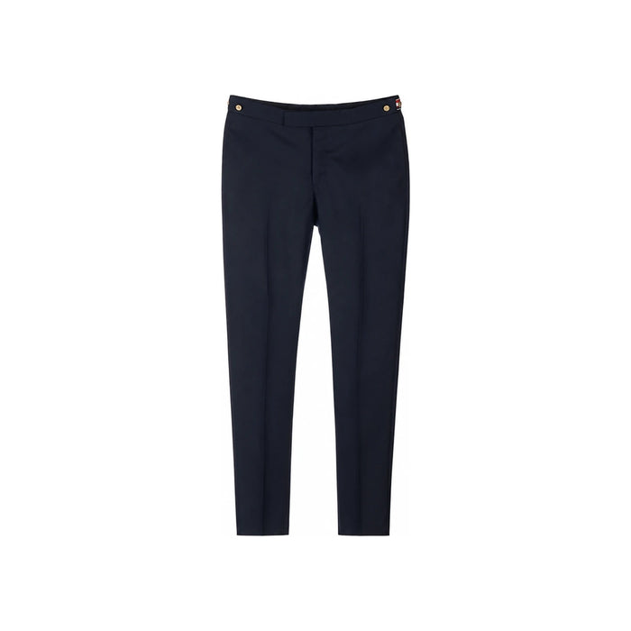 THOM BROWNE Low Rise Wool Suit Pants Navy MTC159A 00626 415