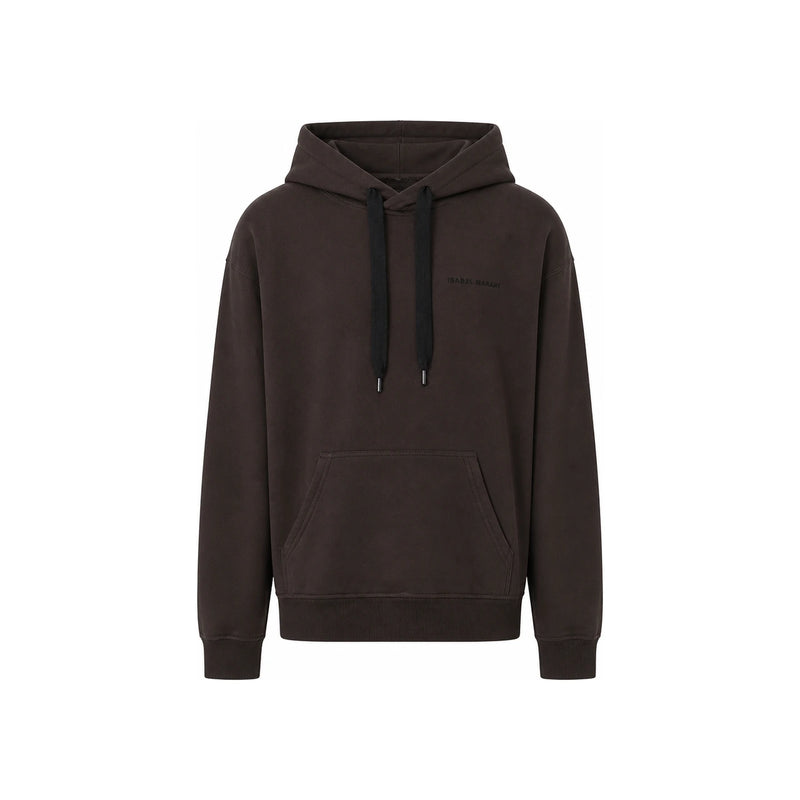 Isabel Marant Cotton Hooded Sweatshirt for Wo SW0055HAA2M35H02FK FADED BLACK DOM
