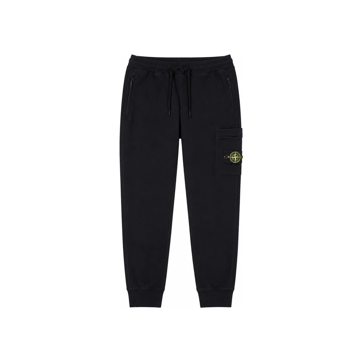 STONE ISLAND Navy Fleece Cargo Training Pants 771564520 V0020