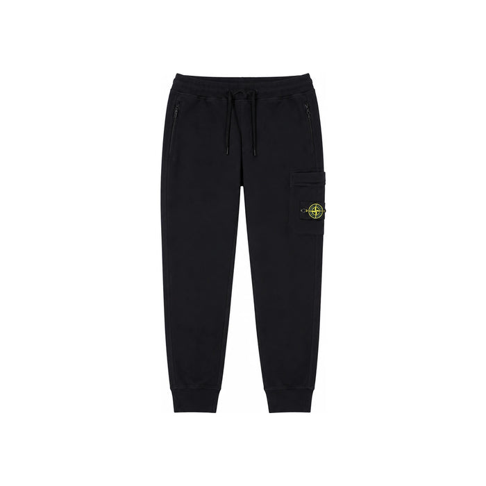 STONE ISLAND Navy Fleece Cargo Training Pants 771564520 V0020