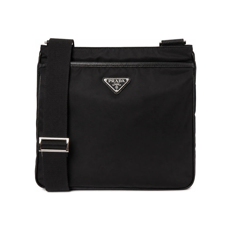 PRADA Re-Nylon Men's Crossbody Bag Black