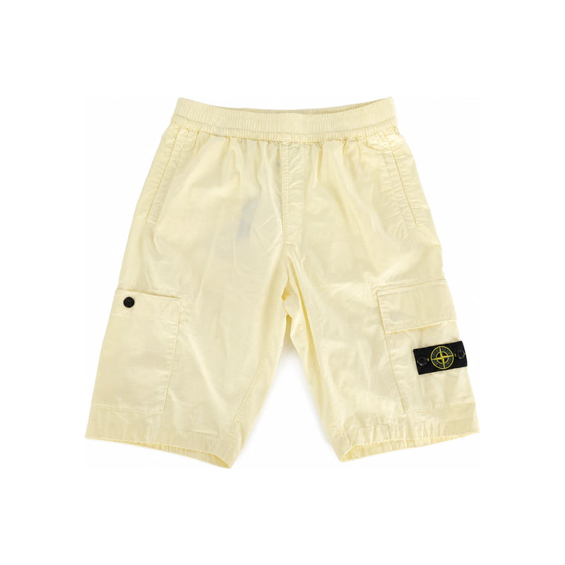 STONE ISLAND Women’s Kids Badge Patch Short Pants V0035