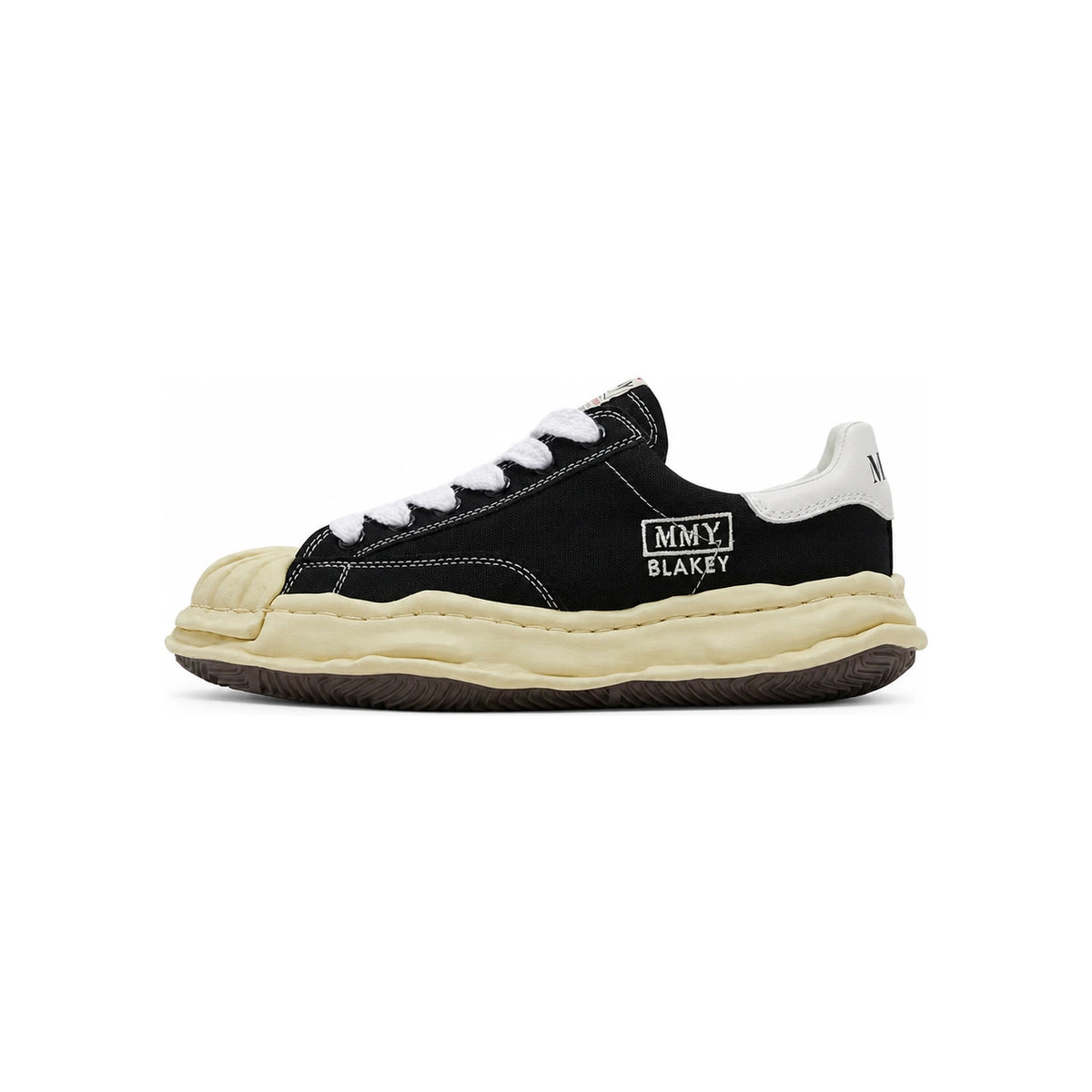 Maison Mihara Yasuhiro Blakey OG Sole Canvas Low Top Sneakers Black