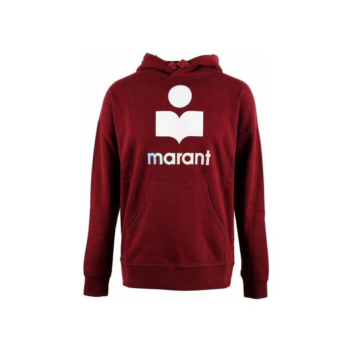 Isabel Marant MILEY Fleece Hooded Sweatshirt Black Men