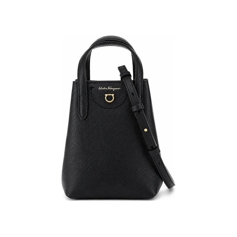 Ferragamo Gancini Logo Mini Leather Crossbody Bag 21 2964 0758946
