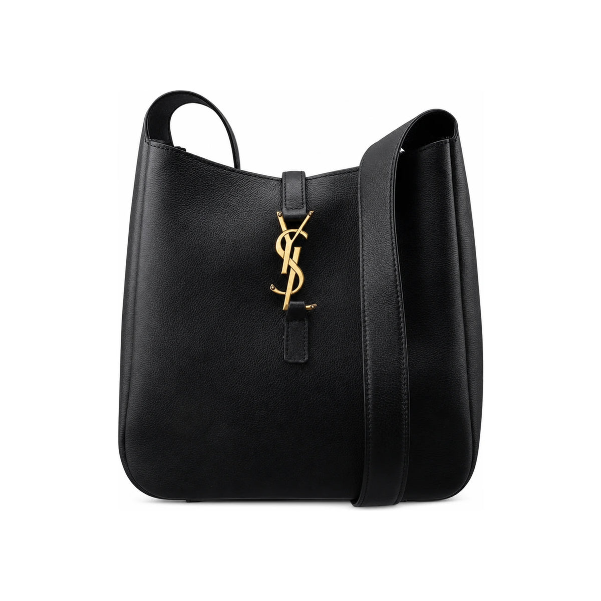 Saint Laurent Grain Leather Small 5 à 7 Women’s Shoulder Bag B 713938 AAAUQ 1000