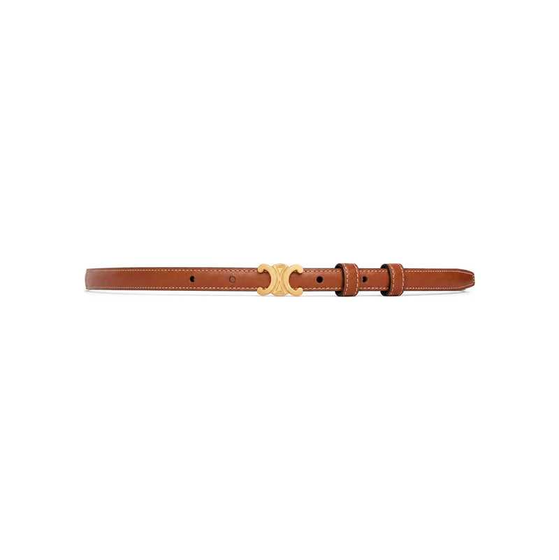 CELINE Triomphe Belt Natural Calfskin Tan 13mm Men’s 45BA33A78 04LU