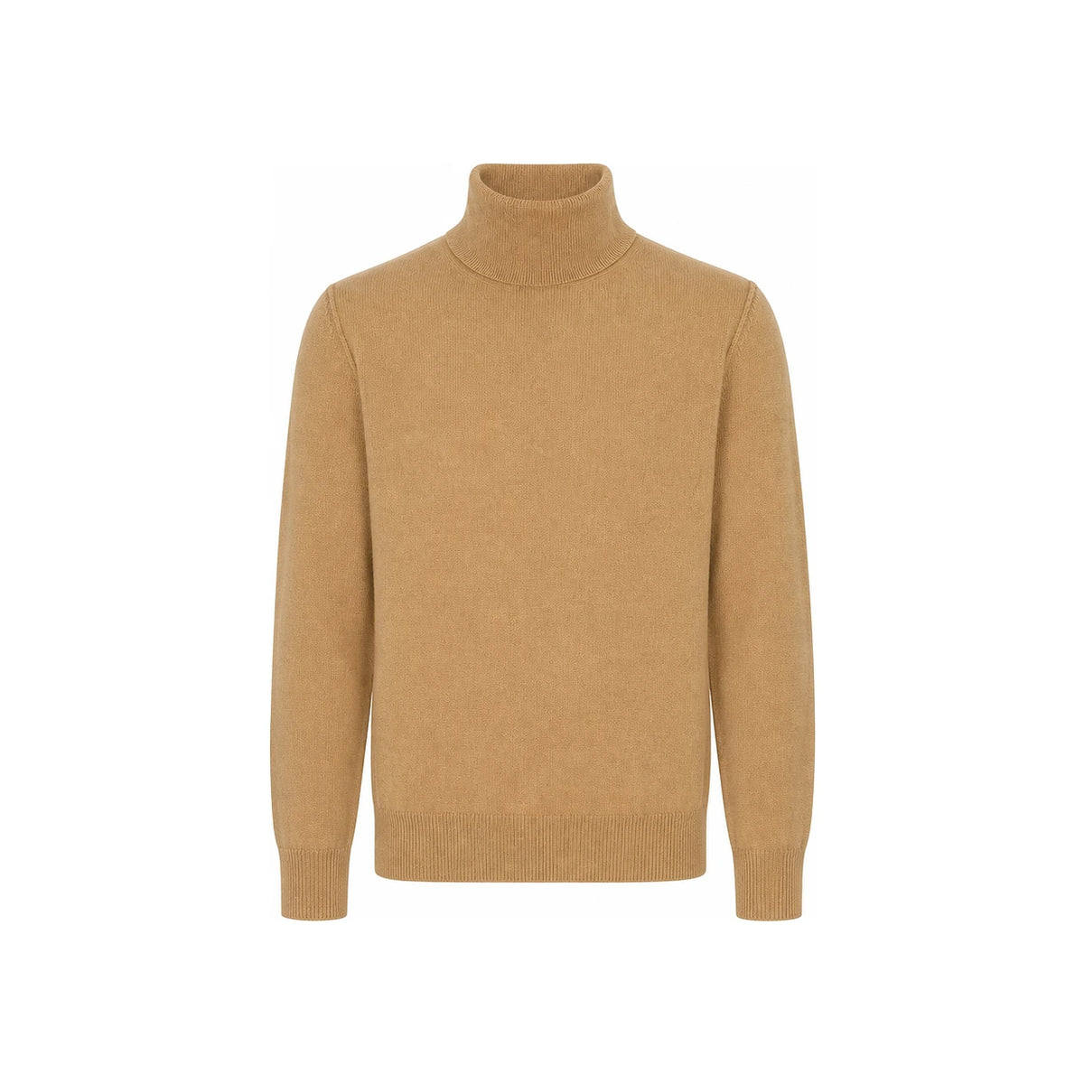 Maison Margiela Men’s Turtleneck Knit Sweater Ivory Wool