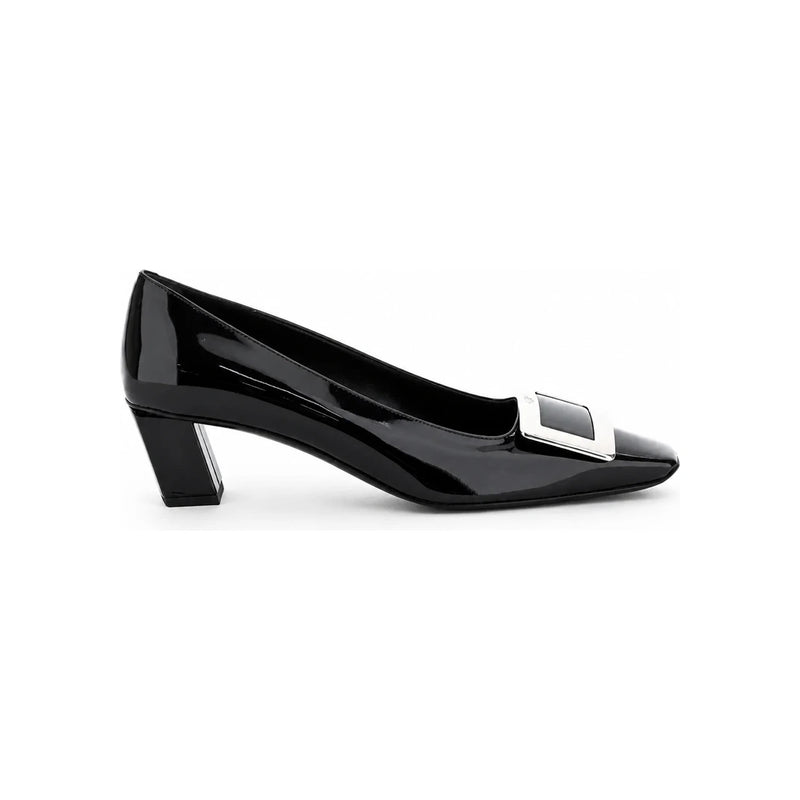 Roger Vivier Belle Vivier Patent Leather Pumps Black Women