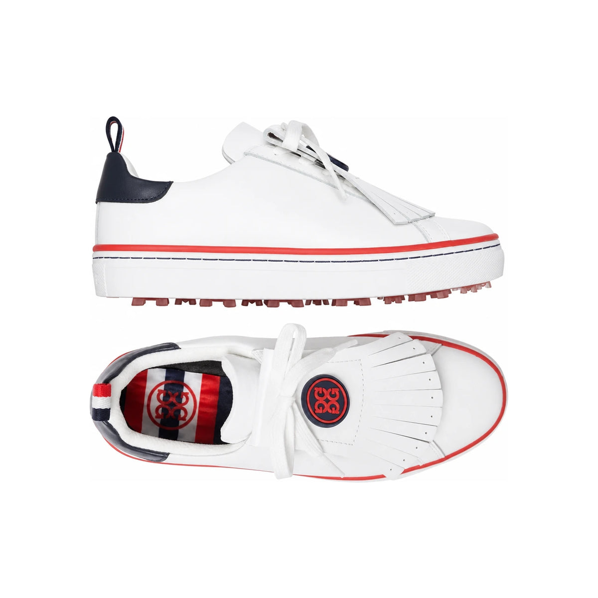 G/FORE Women’s Kiltie Disruptor Golf Shoes Low-Top Sneakers White