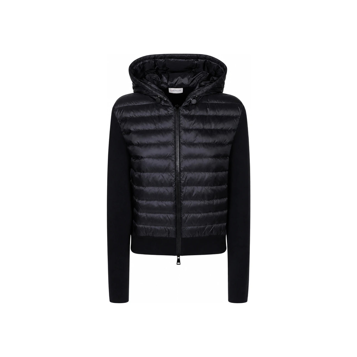 Moncler Women’s Padded Zip-Up Knit Cardigan Black