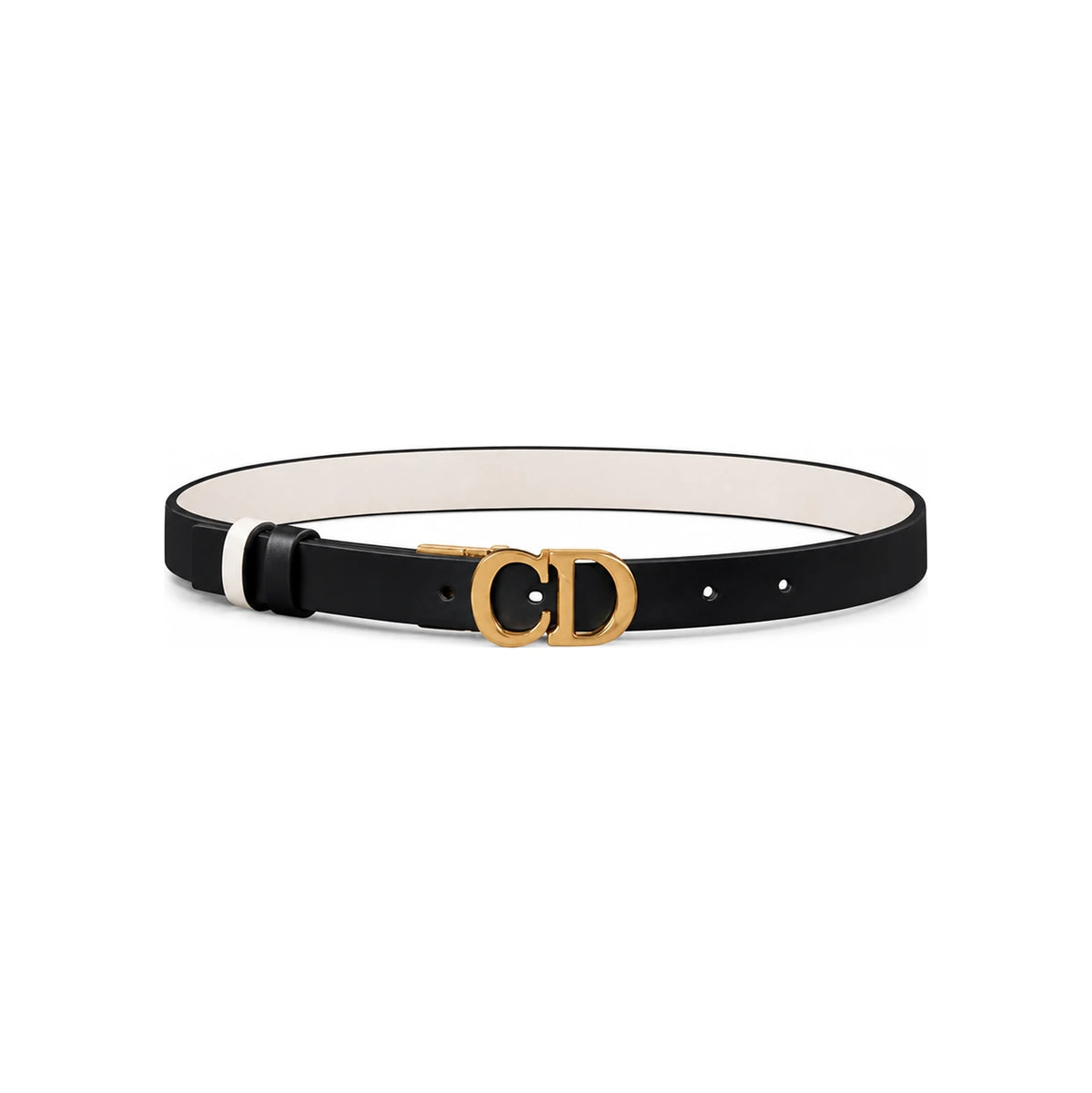 DIOR Reversible Leather Saddle Belt