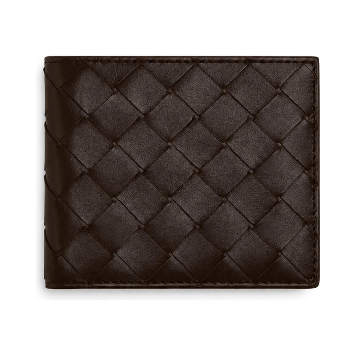 Bottega Veneta Intrecciato Leather Bifold Wallet Brown