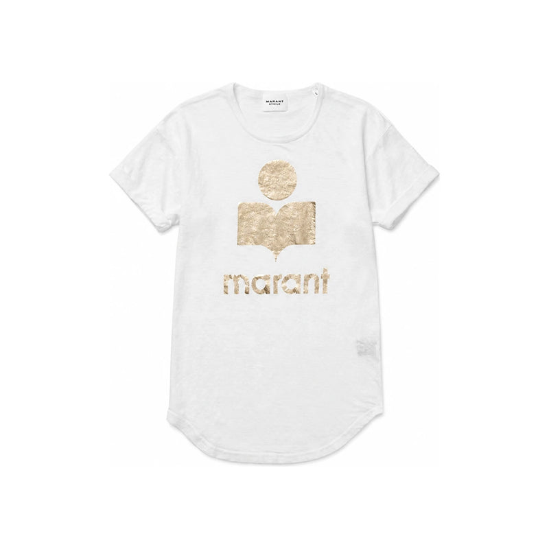 Isabel Marant Colby Women’s Short Sleeve T-Shirt TS0004FA A1N10E WHLG