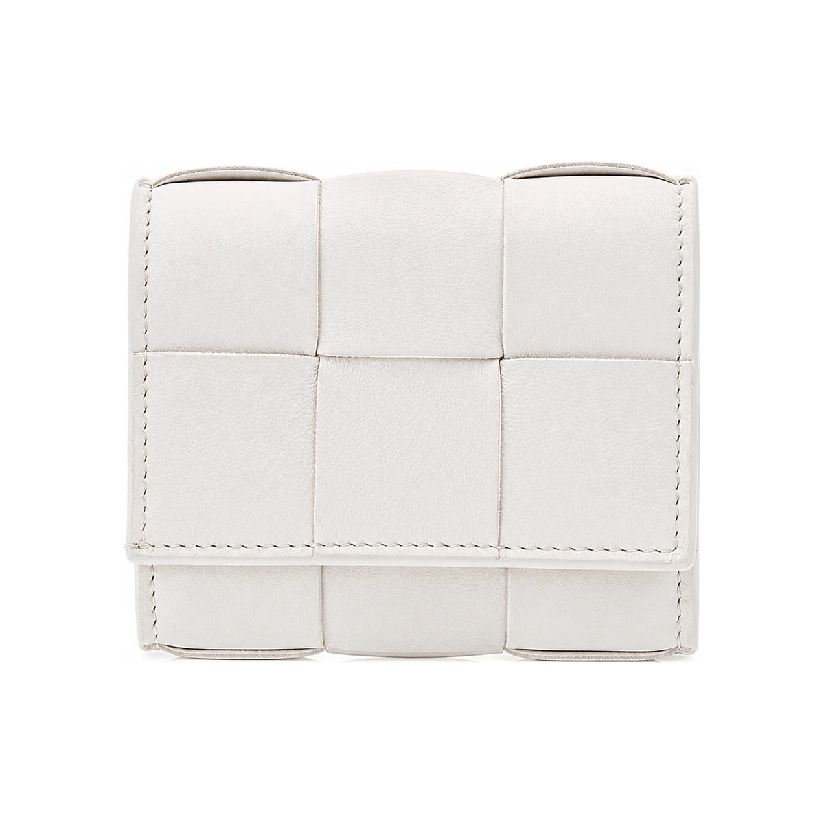 Bottega Veneta Intrecciato Leather Small Bifold Wallet Black