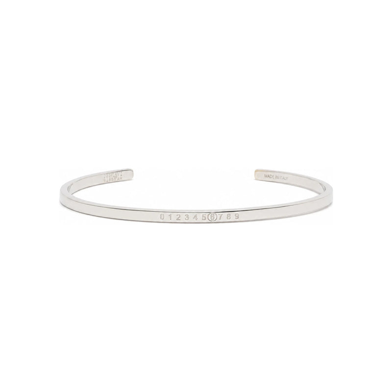 Maison Margiela Engraved Number Logo Cuff Bracelet Unis SM7UY0054 SV0310 951 MM6