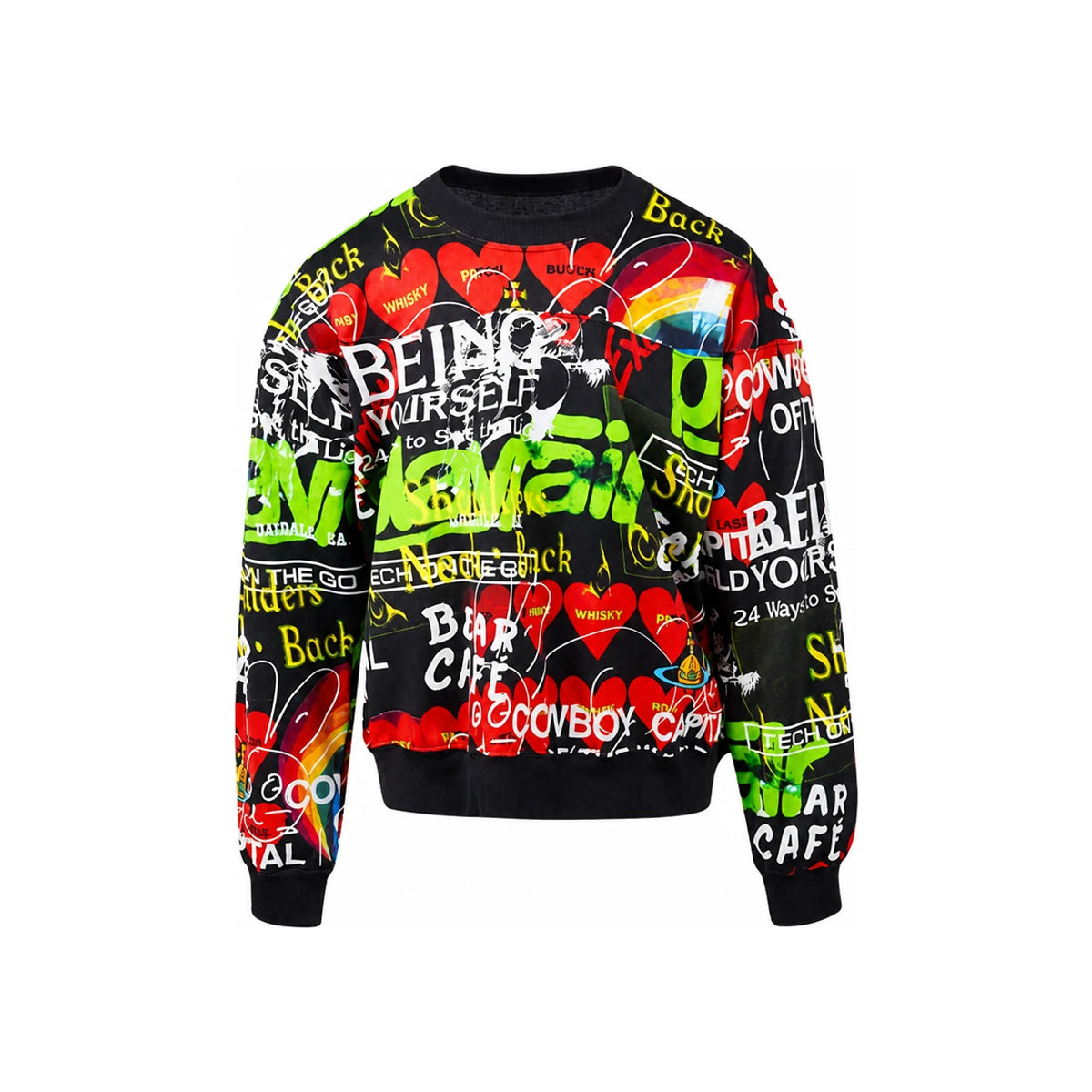 Vivienne Westwood Fresh Logo Sweatshirt Men’s Black Cotton