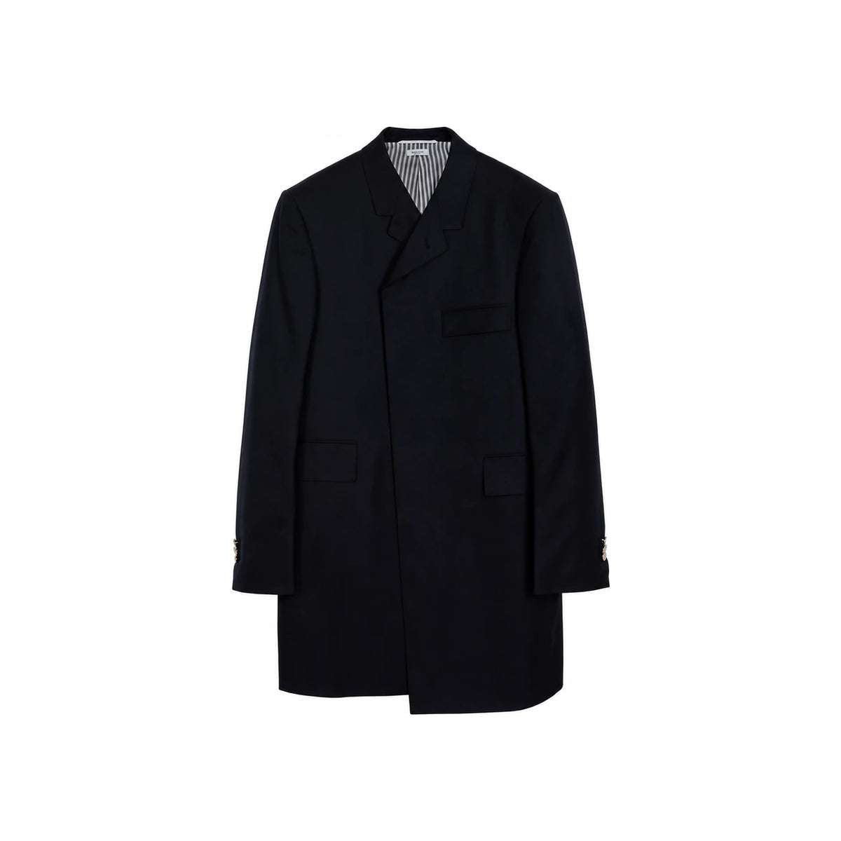 THOM BROWNE Super 120s Twill Classic Chesterfield Coat MOC005A 00626 415
