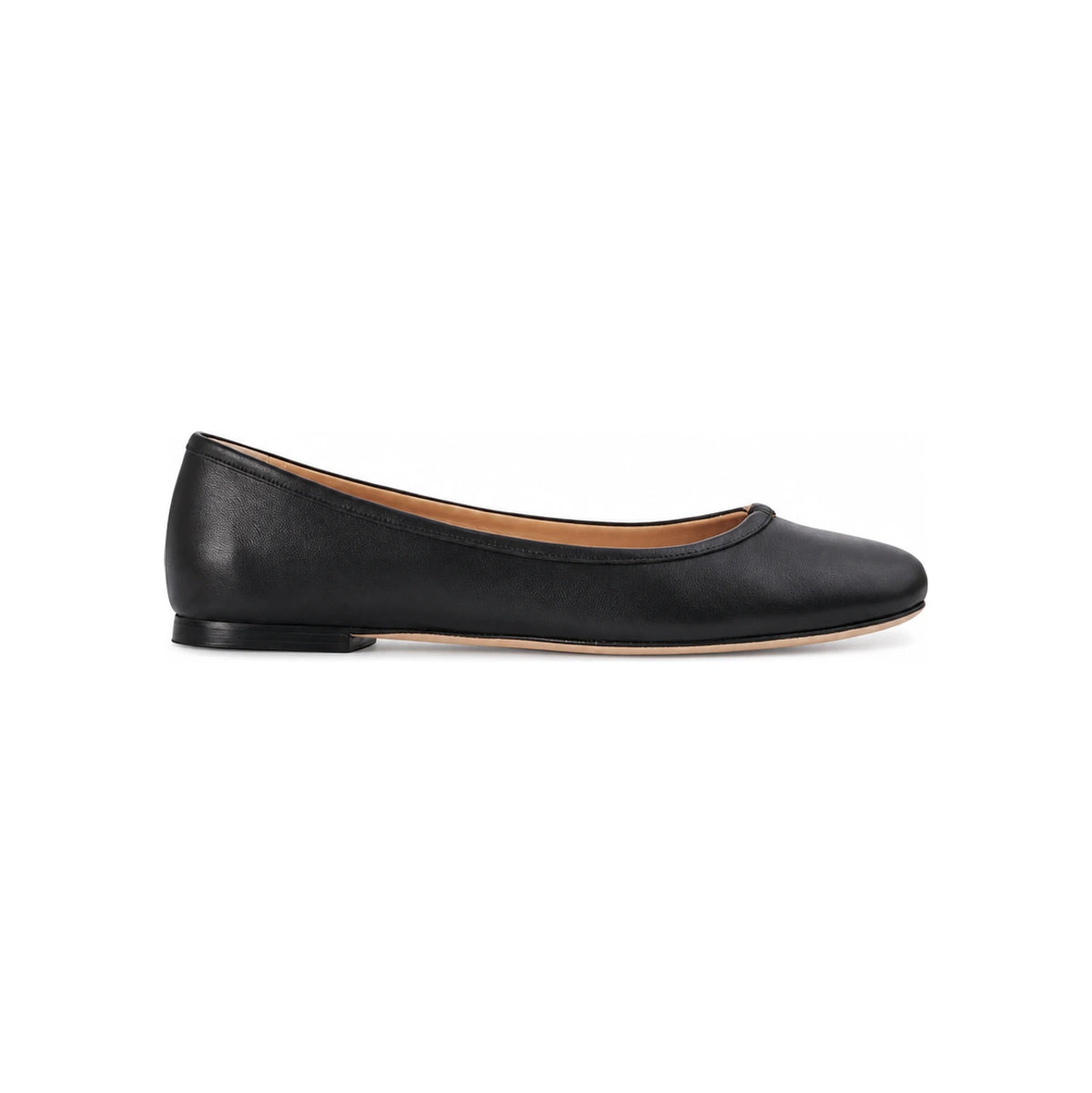 Chloe Marcie Ballerina Flats Black Leather Women’s Shoes