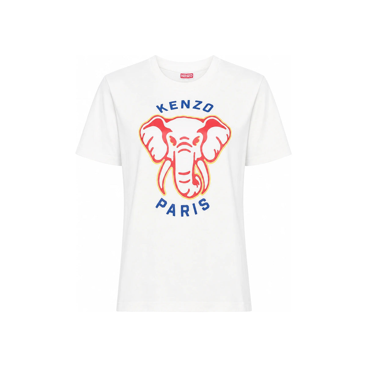 KENZO Elephant Graphic T-Shirt Women’s White Cotton