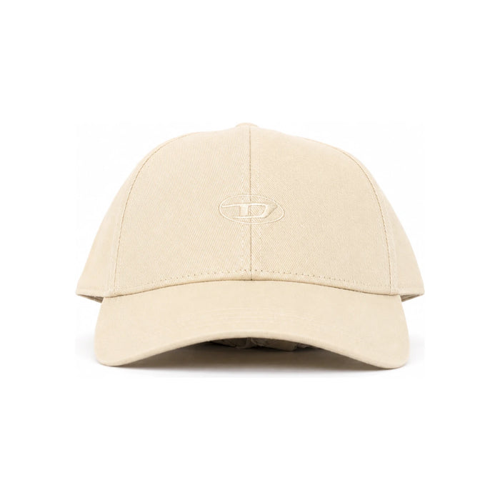 DIESEL CRUNWASH Cream Cotton Cap Unisex