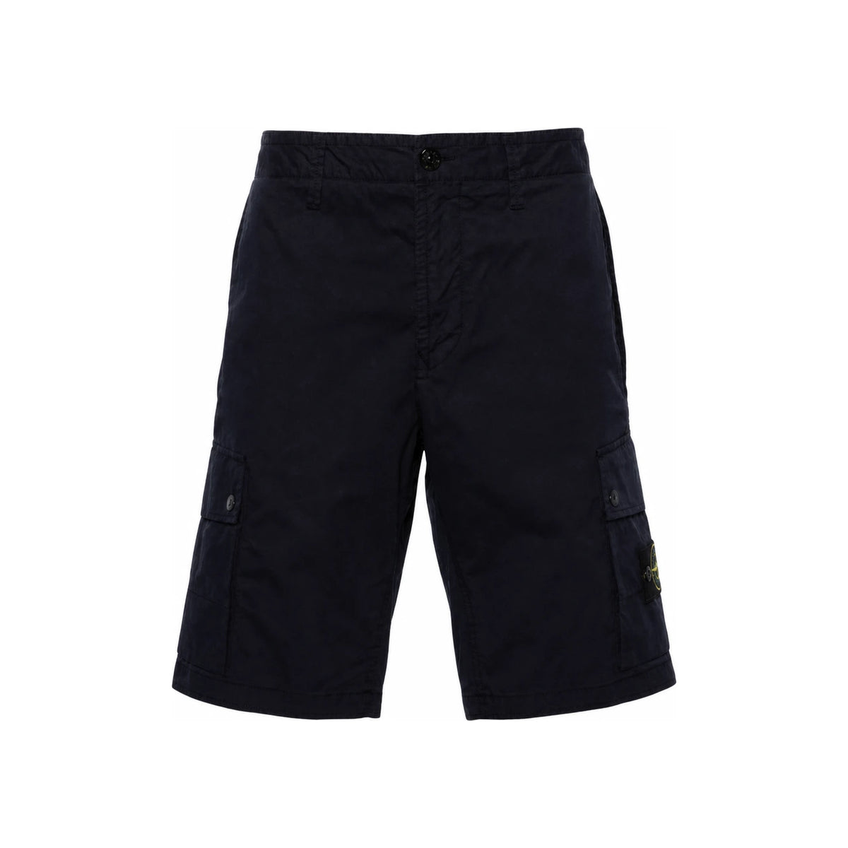 STONE ISLAND Supima Cotton Twill Stretch Cargo Bermuda Shorts