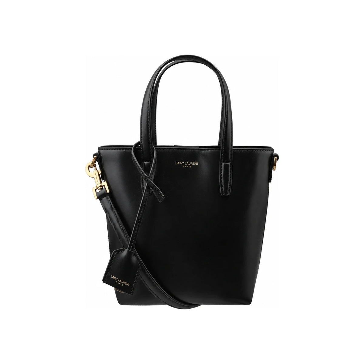Saint Laurent Mini Toy Shopper Tote Bag Black