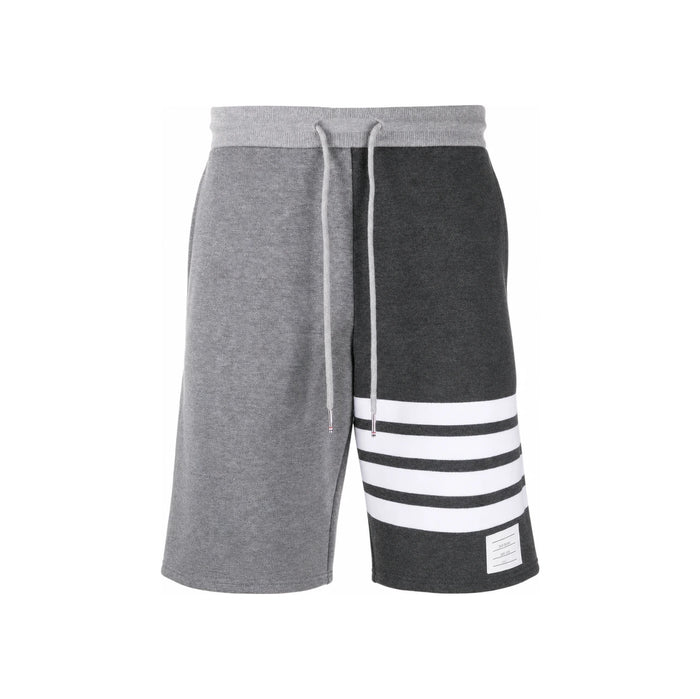 THOM BROWNE Fun Mix 4-Bar Men’s Shorts Navy Cotton