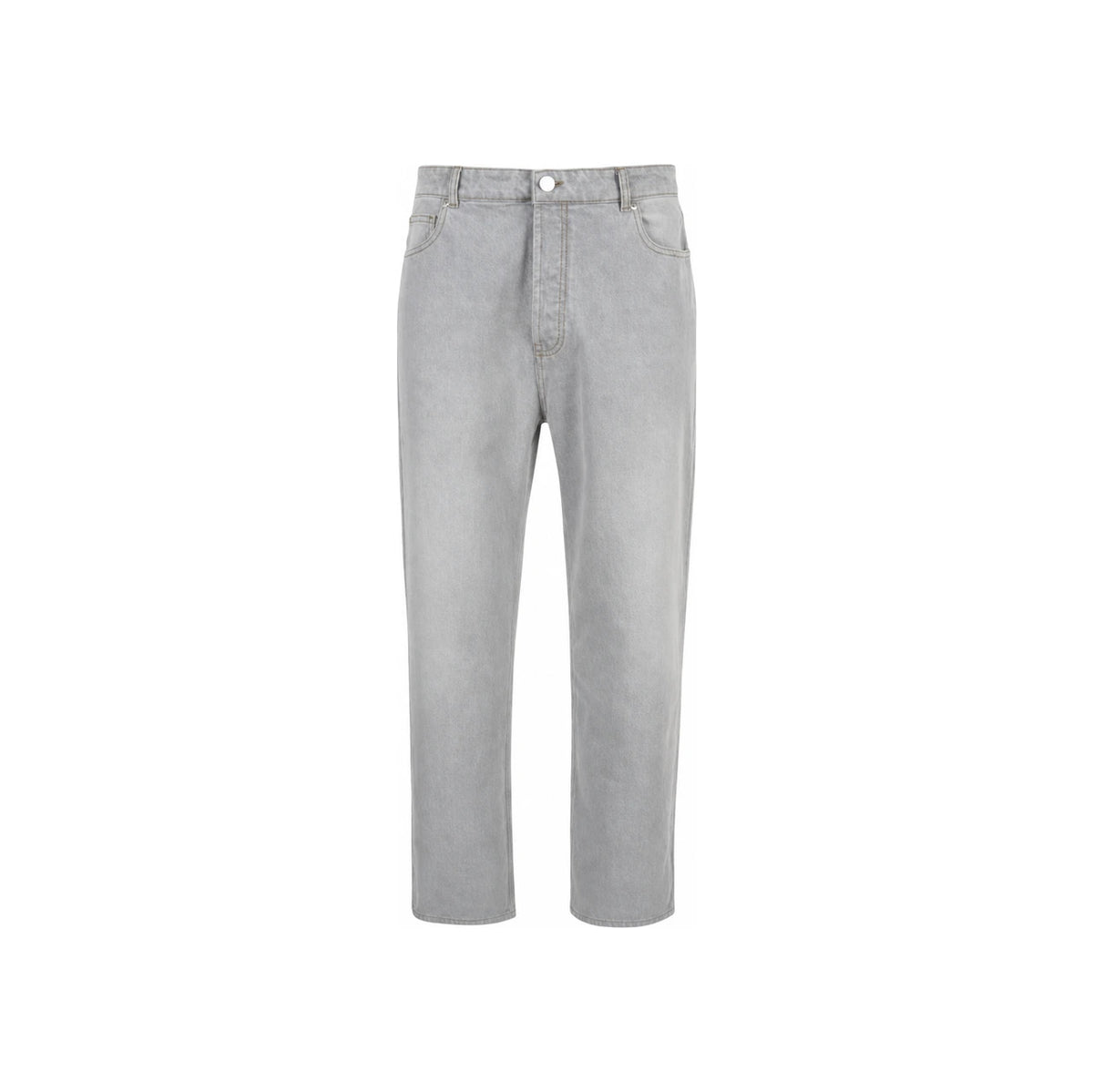 AMI Straight Loose Fit Jeans Denim Pants Blue