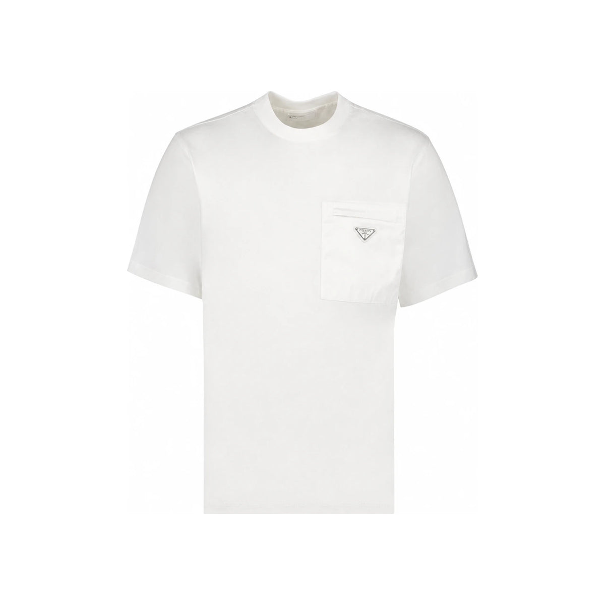 PRADA Nylon Pocket Short Sleeve T-Shirt White