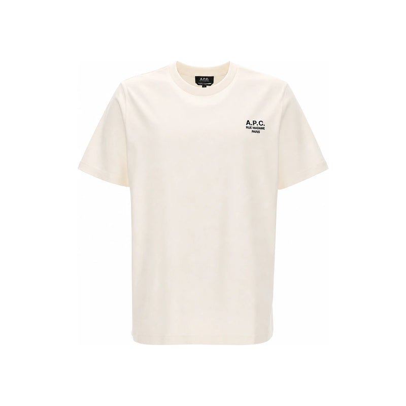 A.P.C. Logo Print Cotton Short Sleeve T-Shirt COHBU M26388 TAE