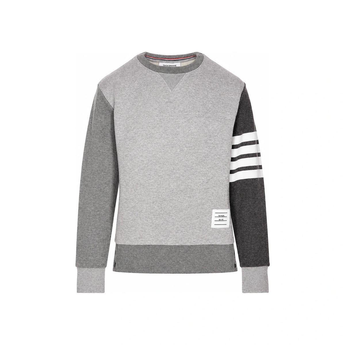 THOM BROWNE Classic Loopback 4-Bar Sweatshirt Women’s Gray