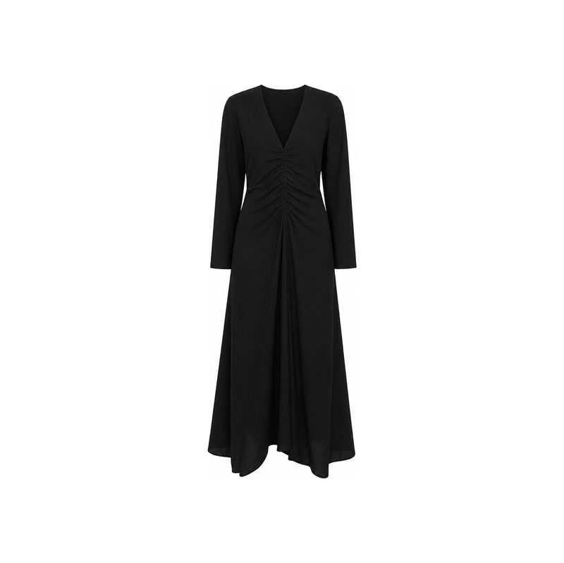 Vanessa Bruno Black Long Midi Dress for Women