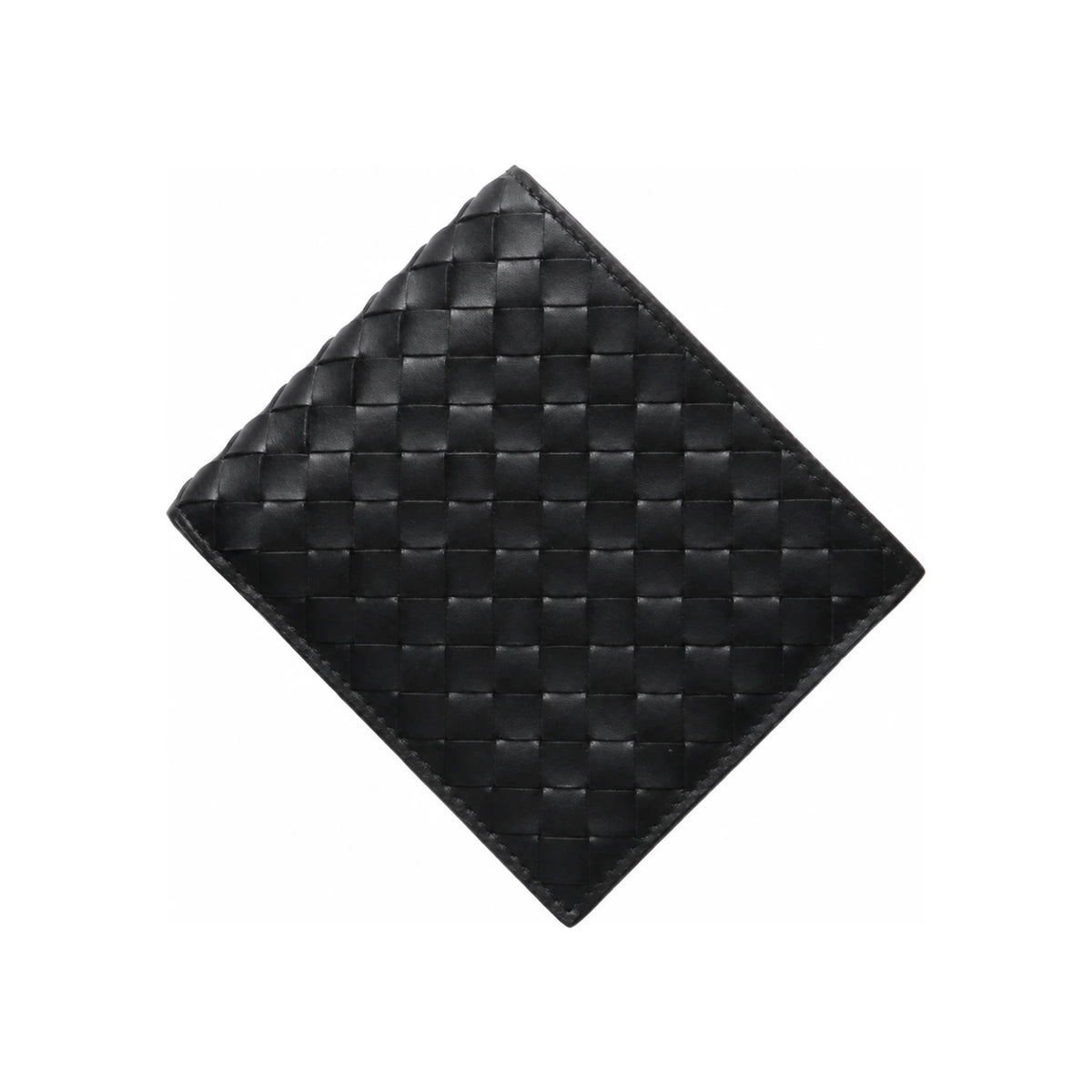 Bottega Veneta Intrecciato Leather Bifold Wallet Black 222338 V47W1 1000