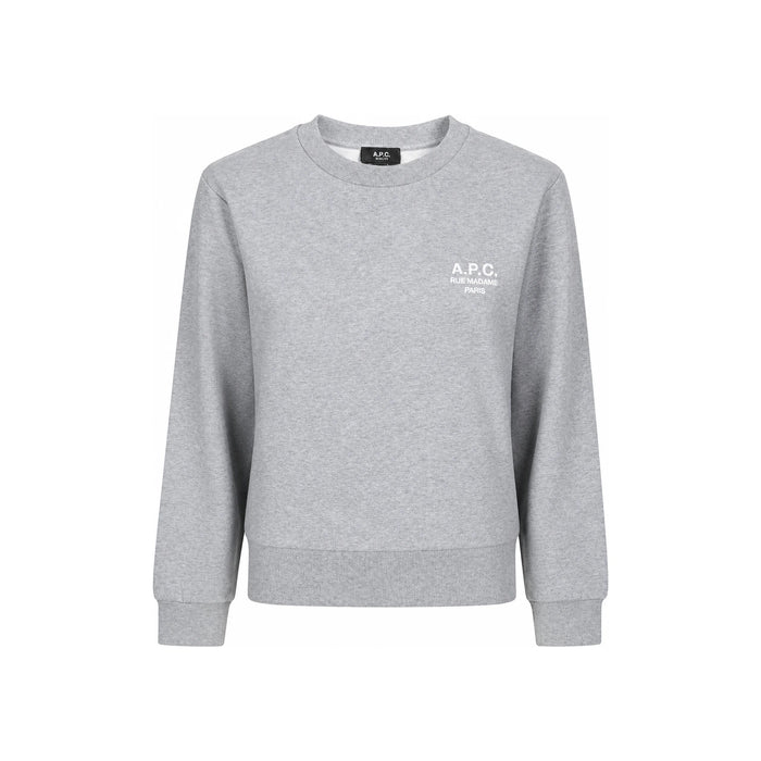 A.P.C. Rue Madame Boxy Sweatshirt Womens Crewneck Pullover Navy