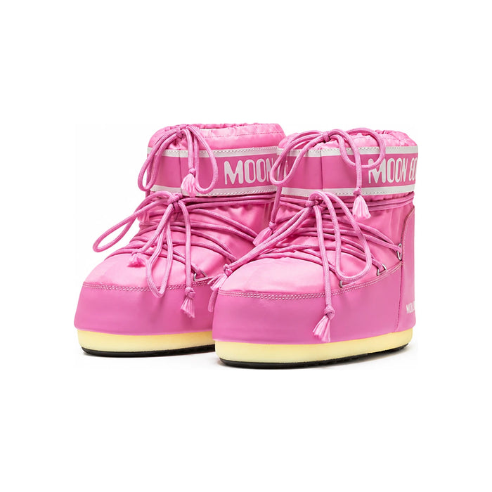 MOON BOOT Women’s Icon Low Nylon Ankle Boots Pink