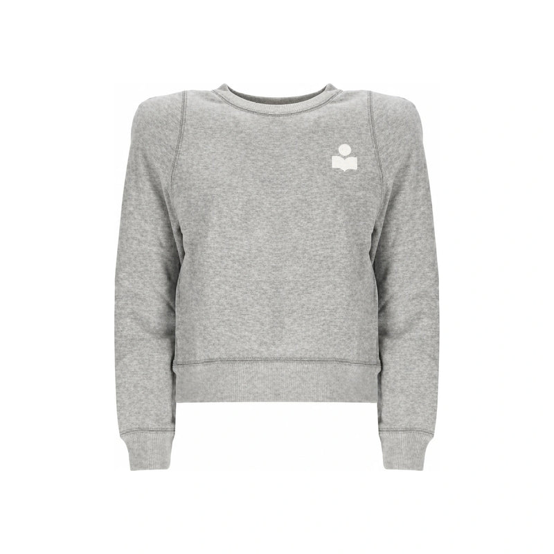 Isabel Marant PRISSA Shoulder Sweatshirt Gray/White