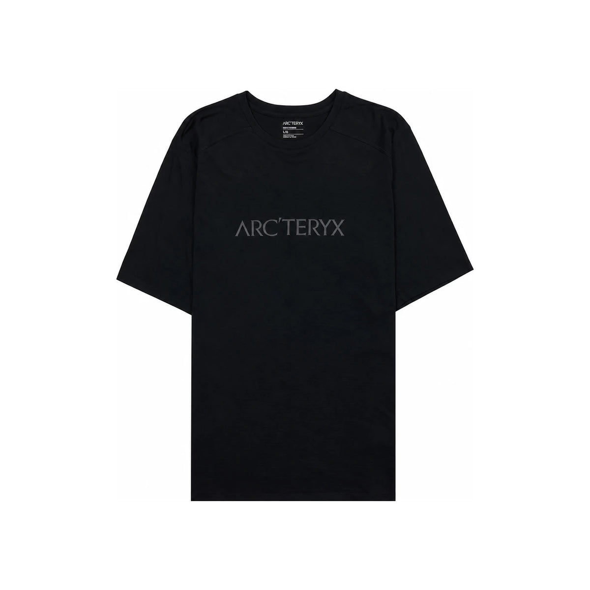 ARC`TERYX Black Ionia Arc Word Short Sleeve T-Shirt Men