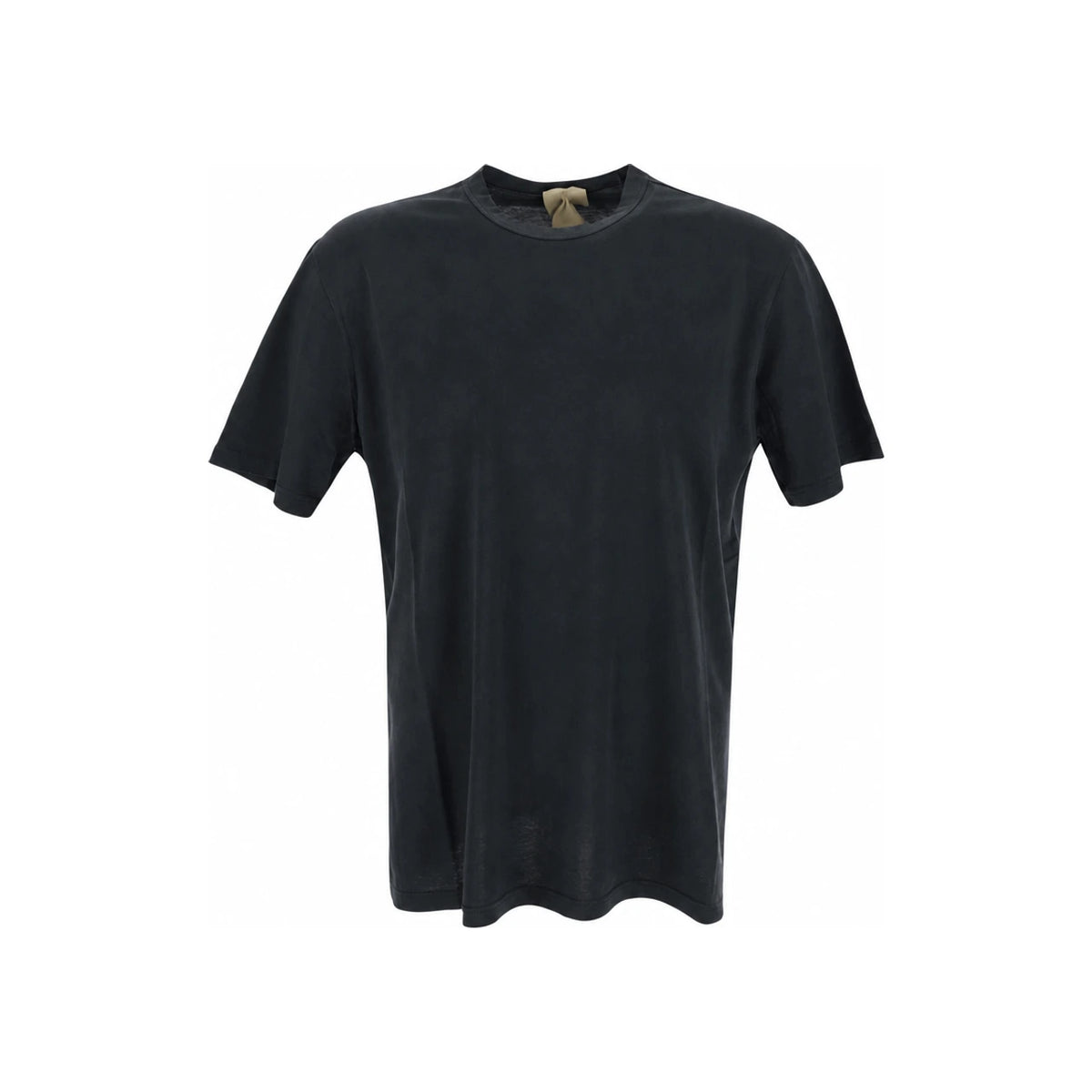 Ten C Back Logo Label T-Shirt Men’s, Gray Cotton Crewneck