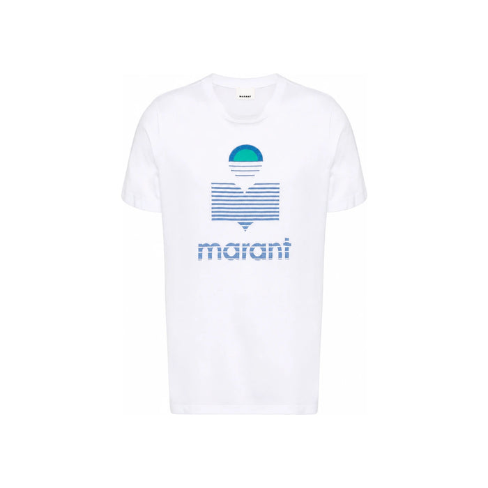 Isabel Marant Men’s KARMAN White Short Sleeve T-Shirt