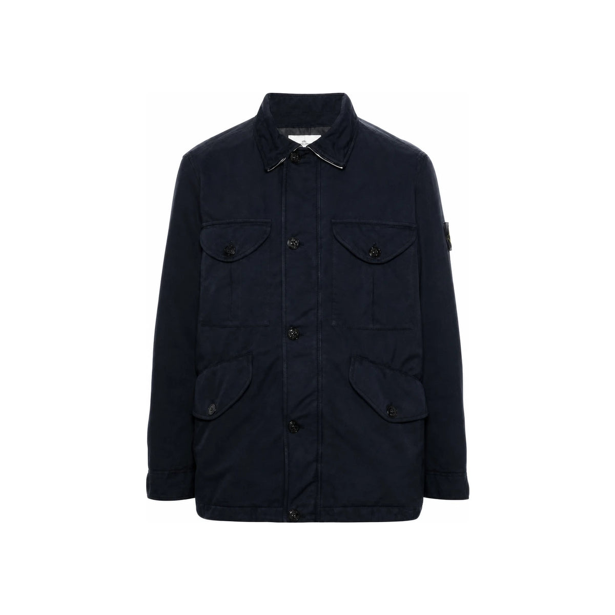 STONE ISLAND David-TC Anti-Drop Field Hooded Sweatshirt Jacket Black