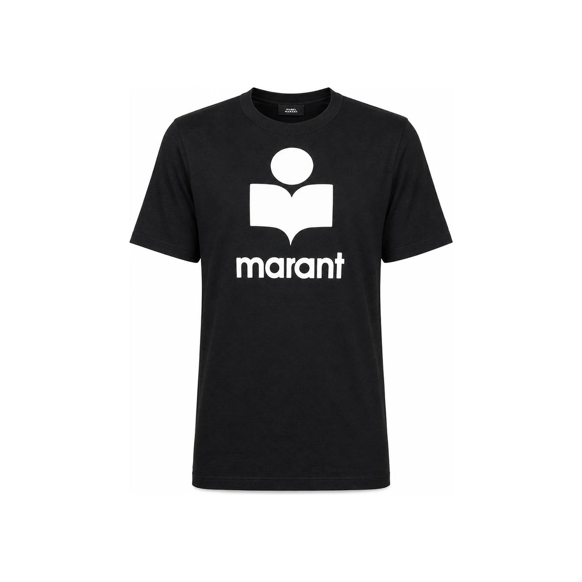 Isabel Marant Black Linen KARMAN Short Sleeve T-Shirt for Men