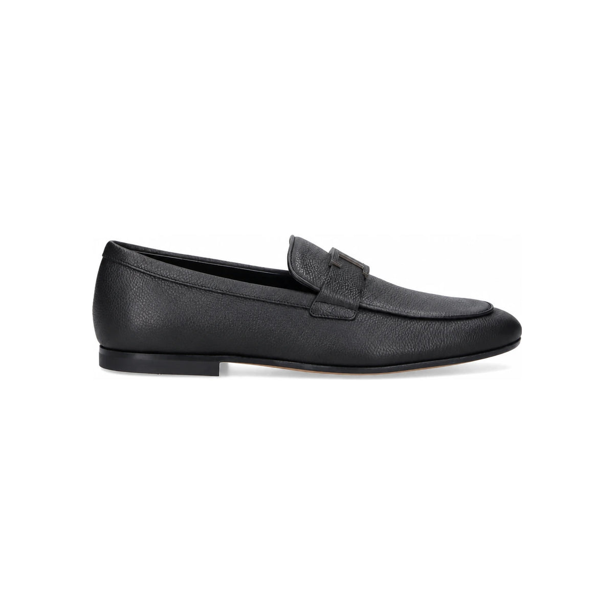 Tods Black Leather T Timeless Loafers for Men XXM38K0HW20S95 B999