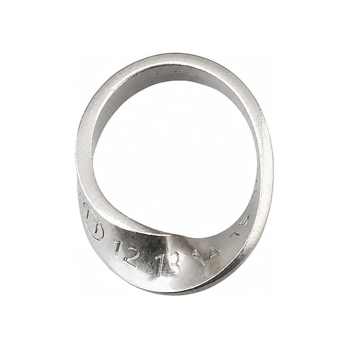 Maison Margiela Numbering Twist Ring Silver Jewelry