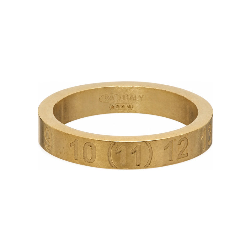 Maison Margiela Numbers Logo Silver Ring Unisex
