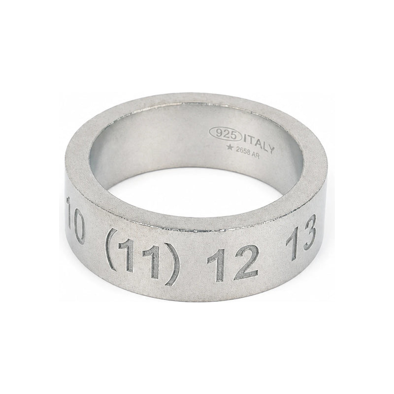 Maison Margiela Silver Number Logo Ring SI8UQ0003 SV0129 951