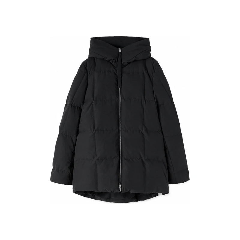JIL SANDER Quilted Down Puffer Jacket Black